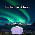 Lumitero Nordic Lamp LED Starry Projection Built-in Bluetooth Speaker and Remote Multi-Color Night Lamp